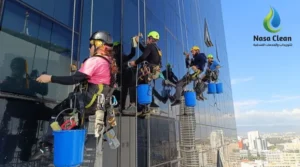 شركة تنظيف الواجهات الزجاجية