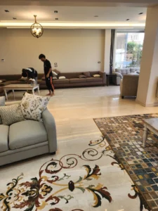 تنظيف صالون فلل