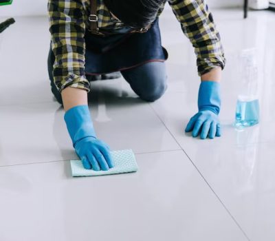 تنظيف السيراميك بعد التشطيب وتلميعه